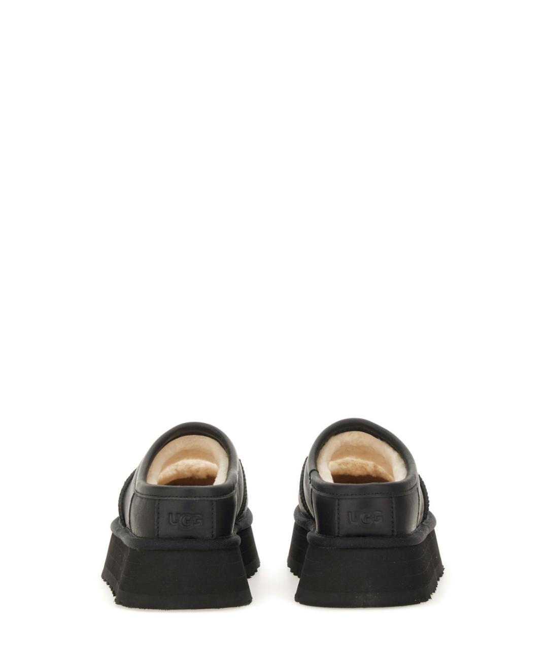 UGG AUSTRALIA Черные кожаные ботинки, фото 4