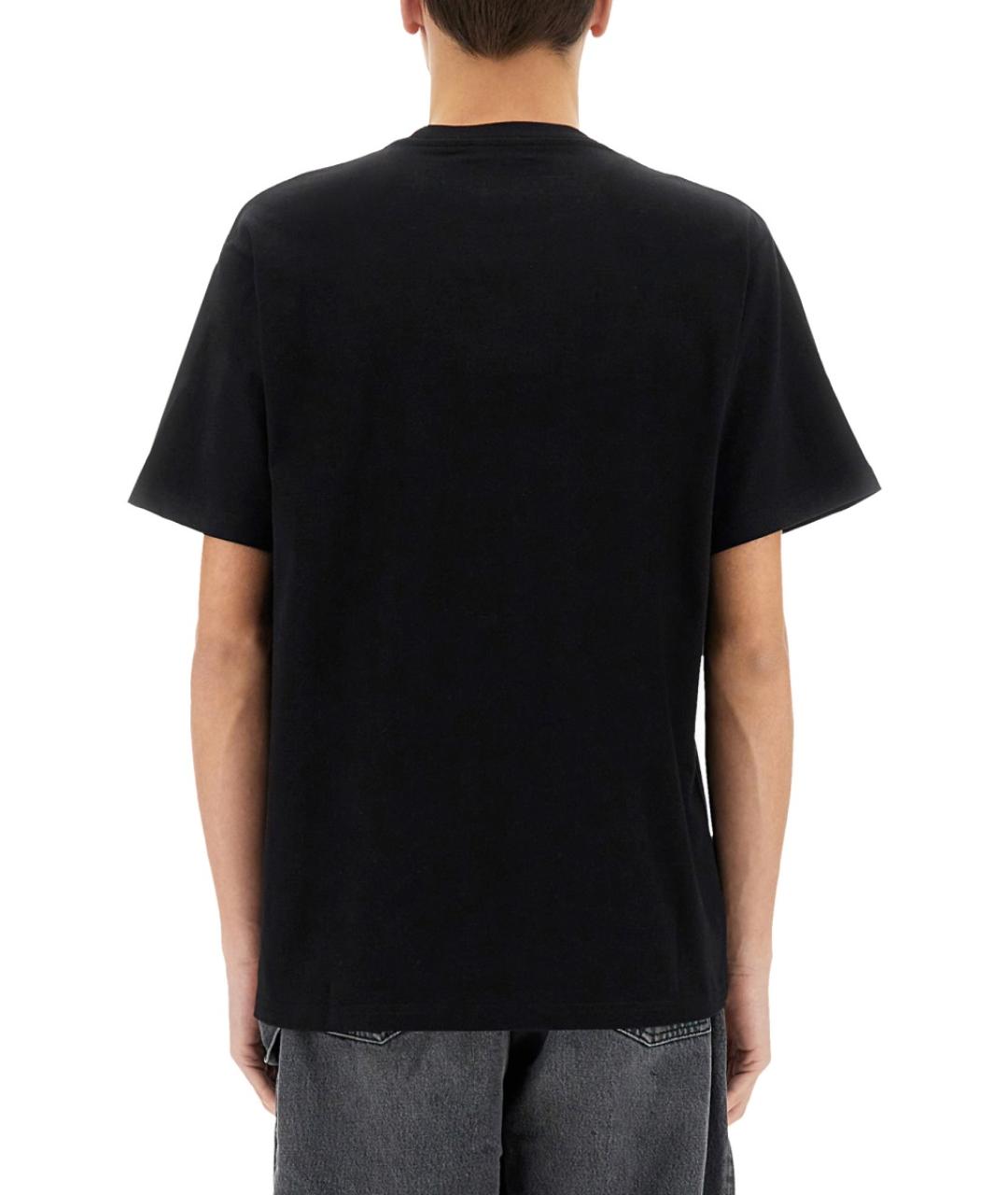 J.W.ANDERSON Черная хлопковая футболка, фото 5