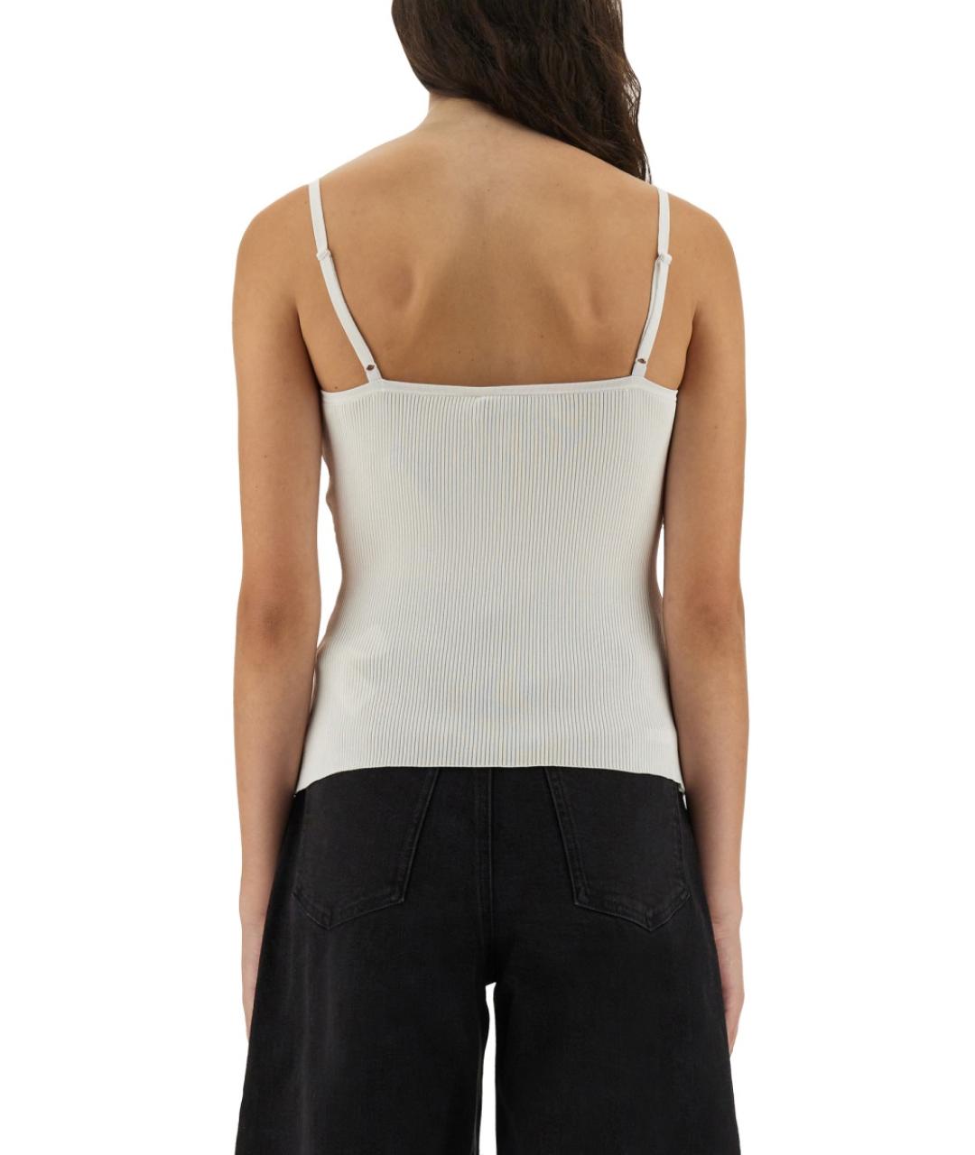 SELF-PORTRAIT Белая вискозная блузы, фото 4