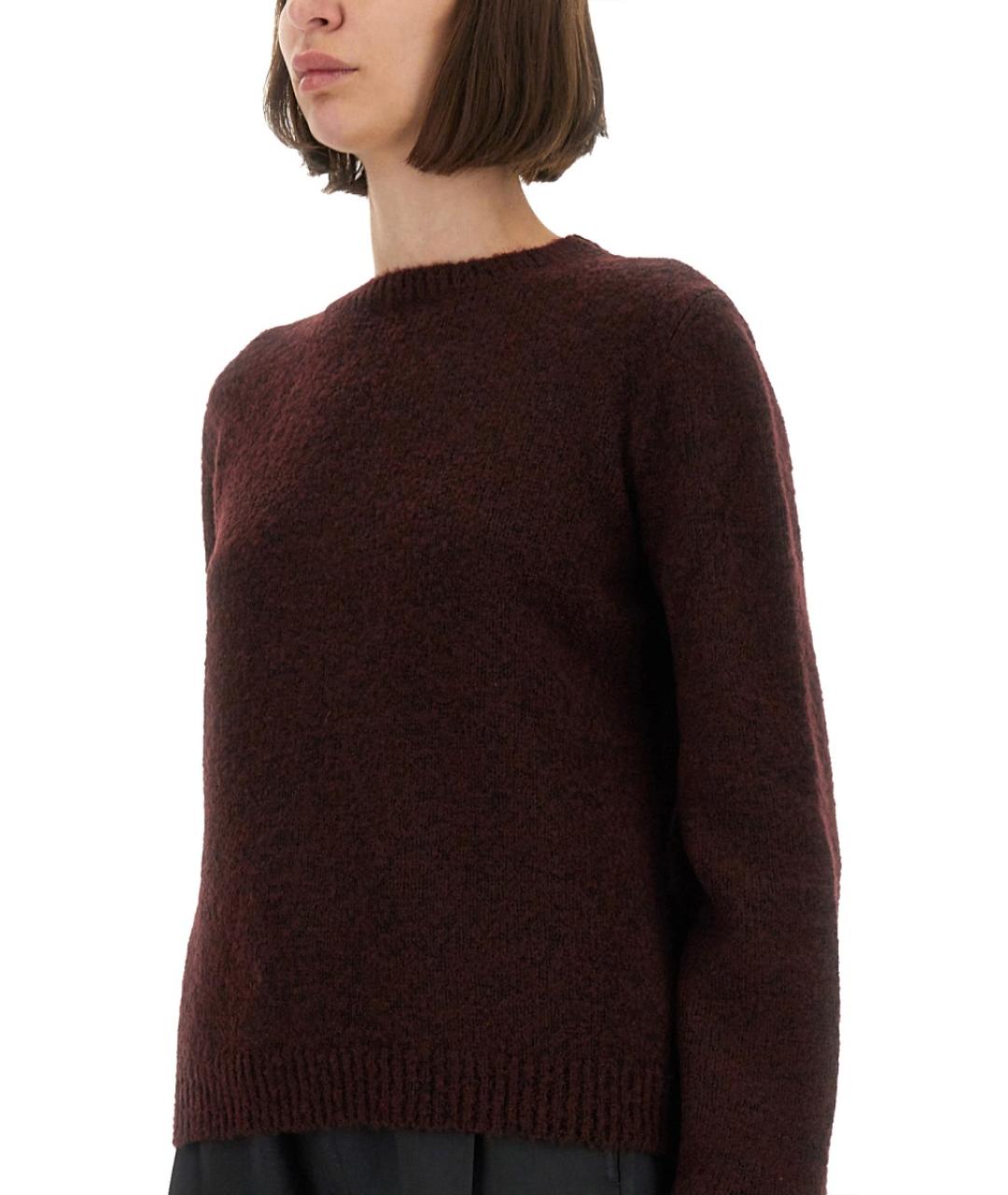 MAISON MARGIELA Бордовый шерстяной джемпер / свитер, фото 5