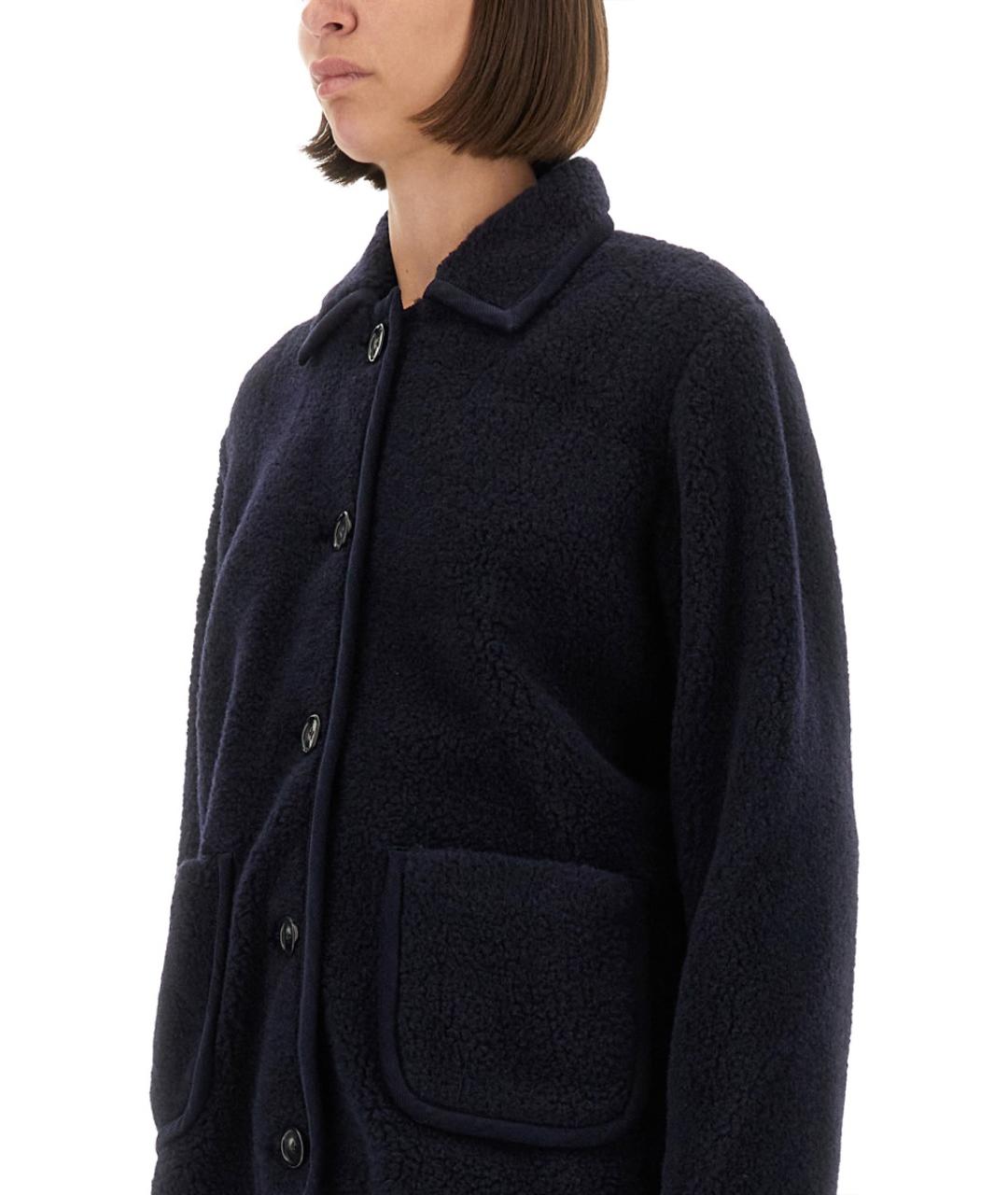 A.P.C. Синяя шерстяная куртка, фото 4