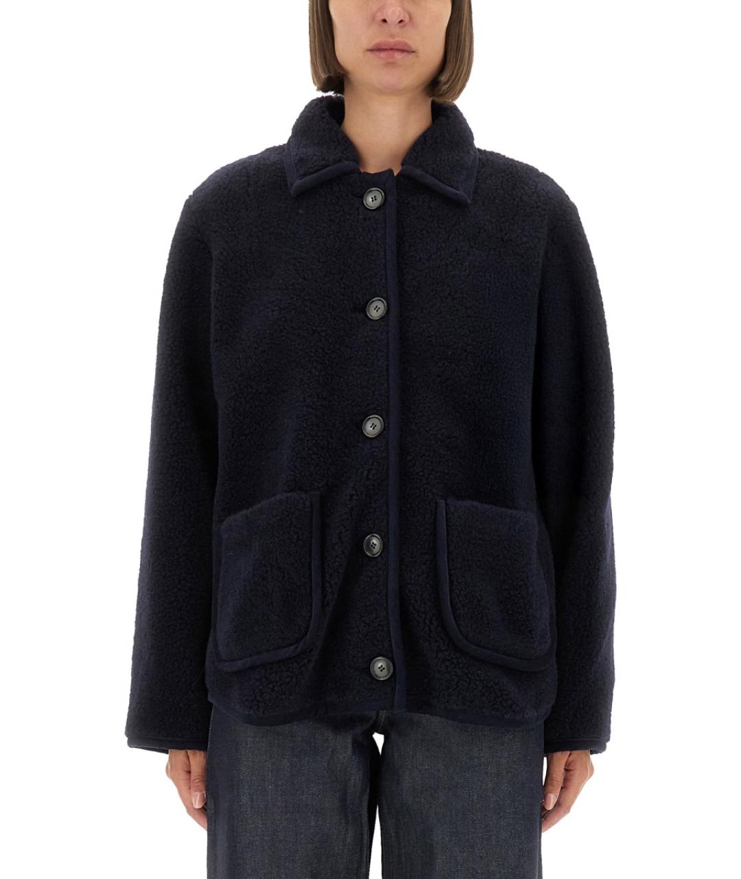 A.P.C. Синяя шерстяная куртка, фото 5