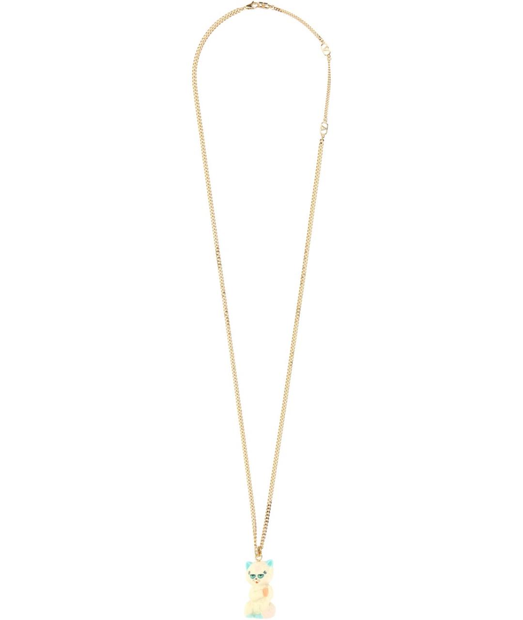 VALENTINO Золотая металлическая цепочка/подвеска, фото 1