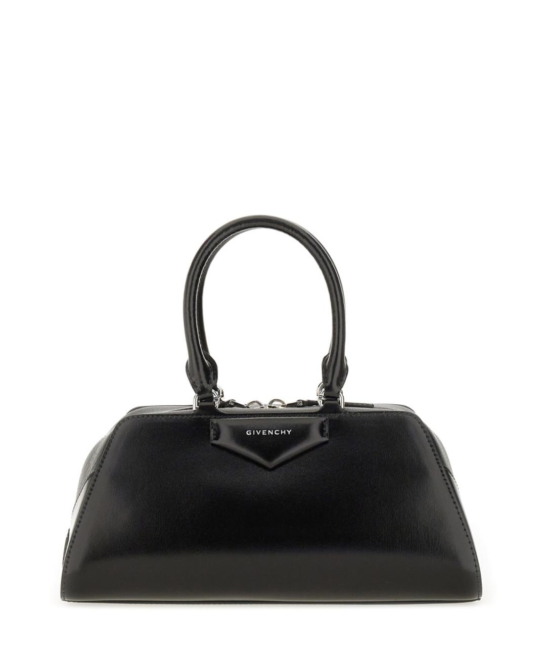 GIVENCHY Черная кожаная сумка тоут, фото 1