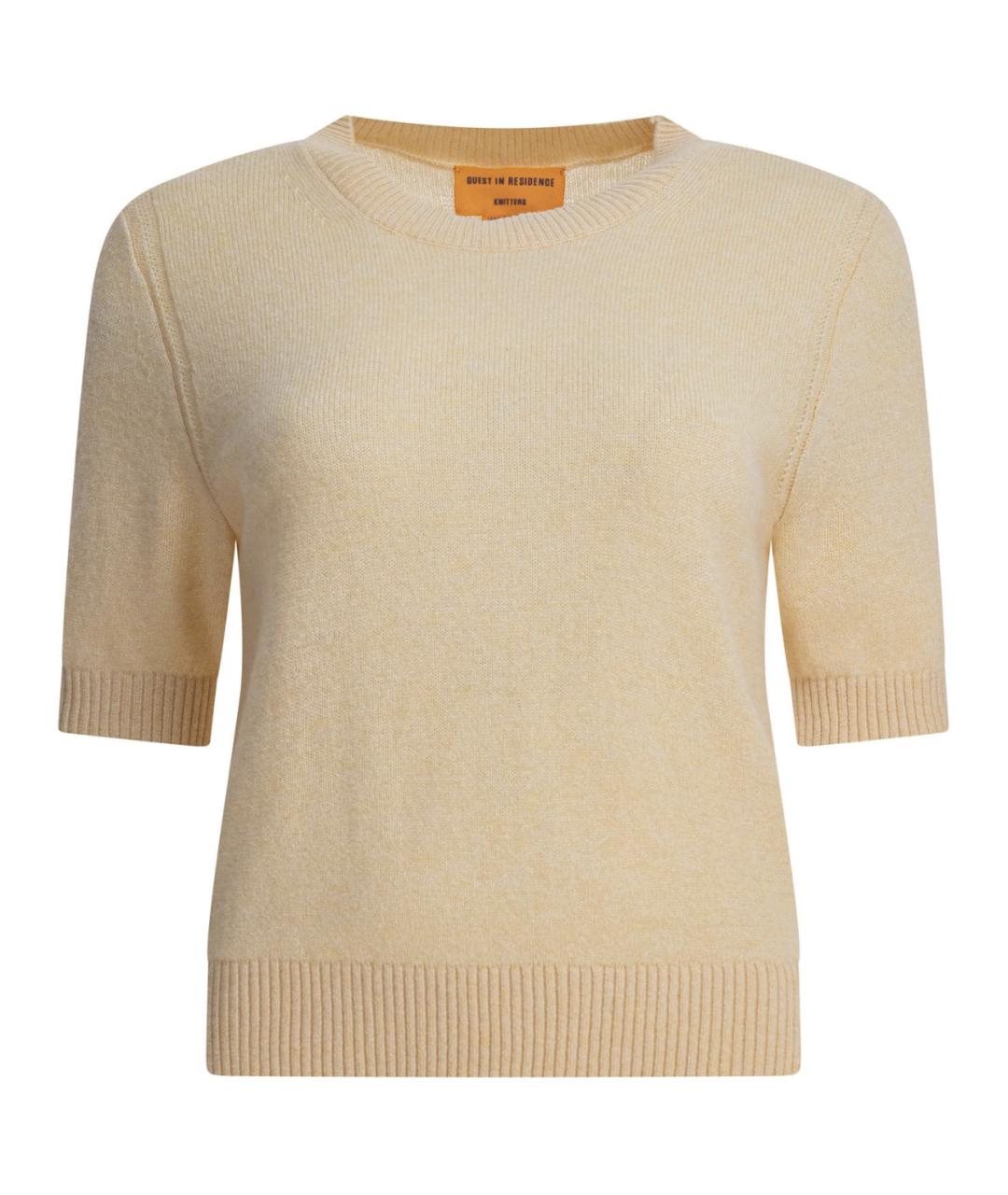 GUEST IN RESIDENCE Бежевый кашемировый джемпер / свитер, фото 1