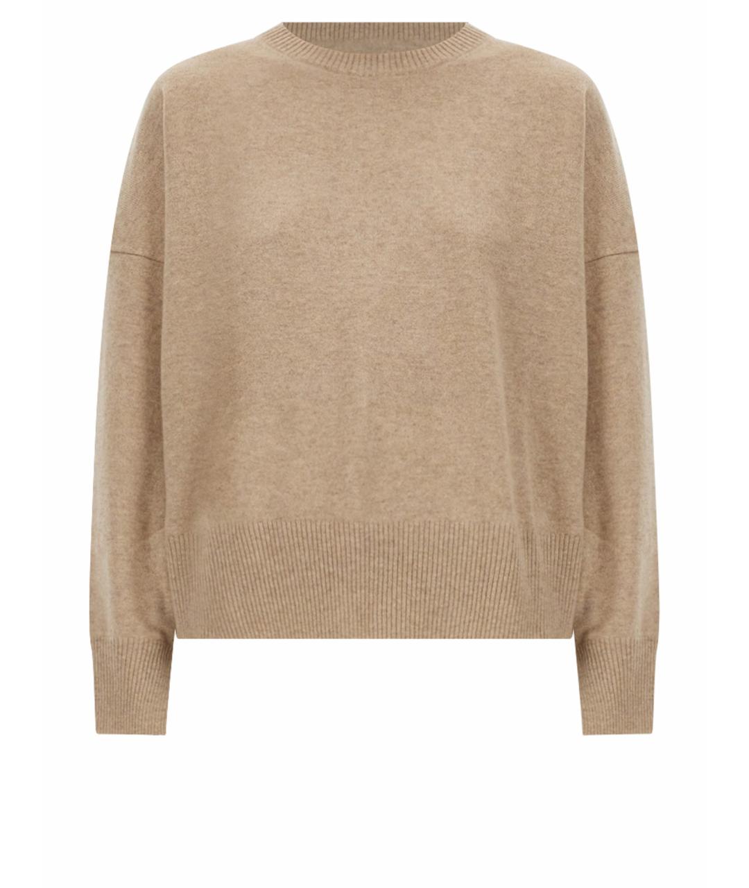 LOULOU STUDIO Бежевый кашемировый джемпер / свитер, фото 1