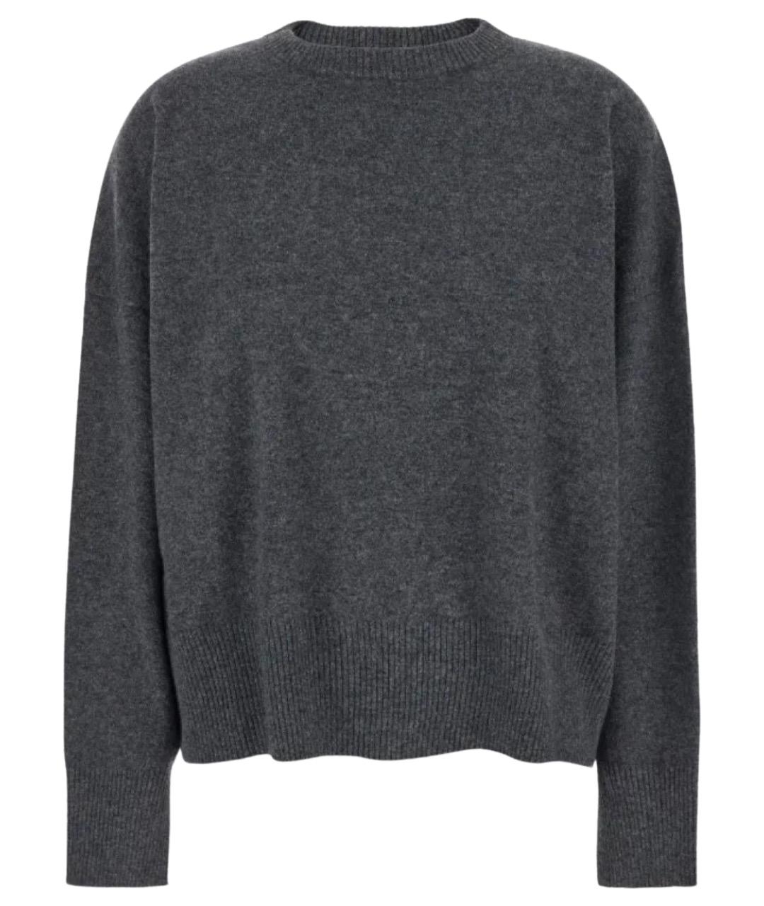 LOULOU STUDIO Антрацитовый кашемировый джемпер / свитер, фото 1
