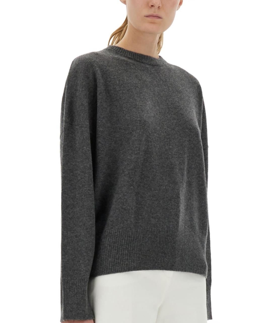 LOULOU STUDIO Антрацитовый кашемировый джемпер / свитер, фото 4
