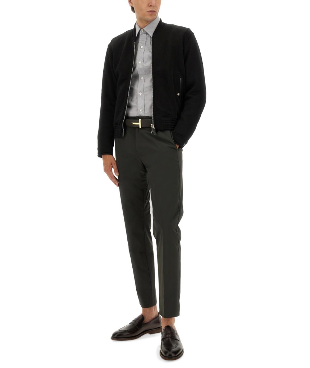 TOM FORD Черная хлопковая куртка, фото 3