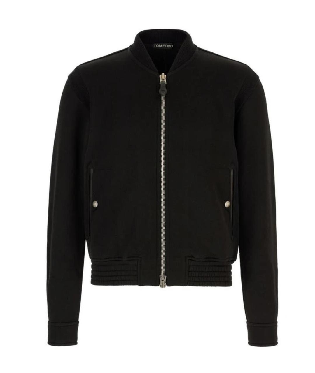 TOM FORD Черная хлопковая куртка, фото 1