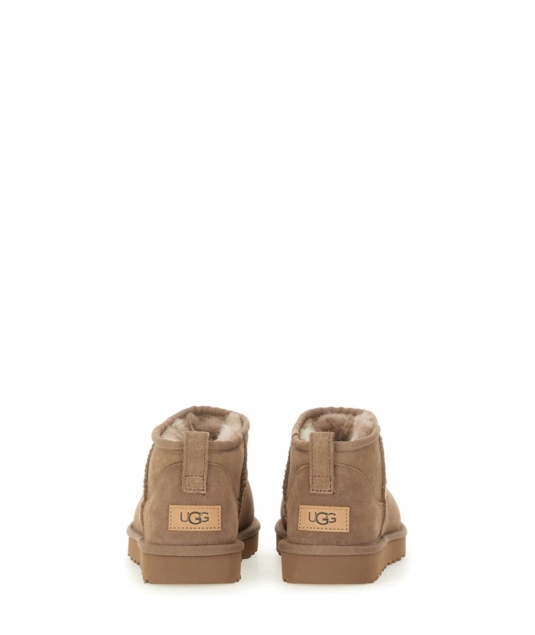UGG AUSTRALIA Бежевые ботинки, фото 4