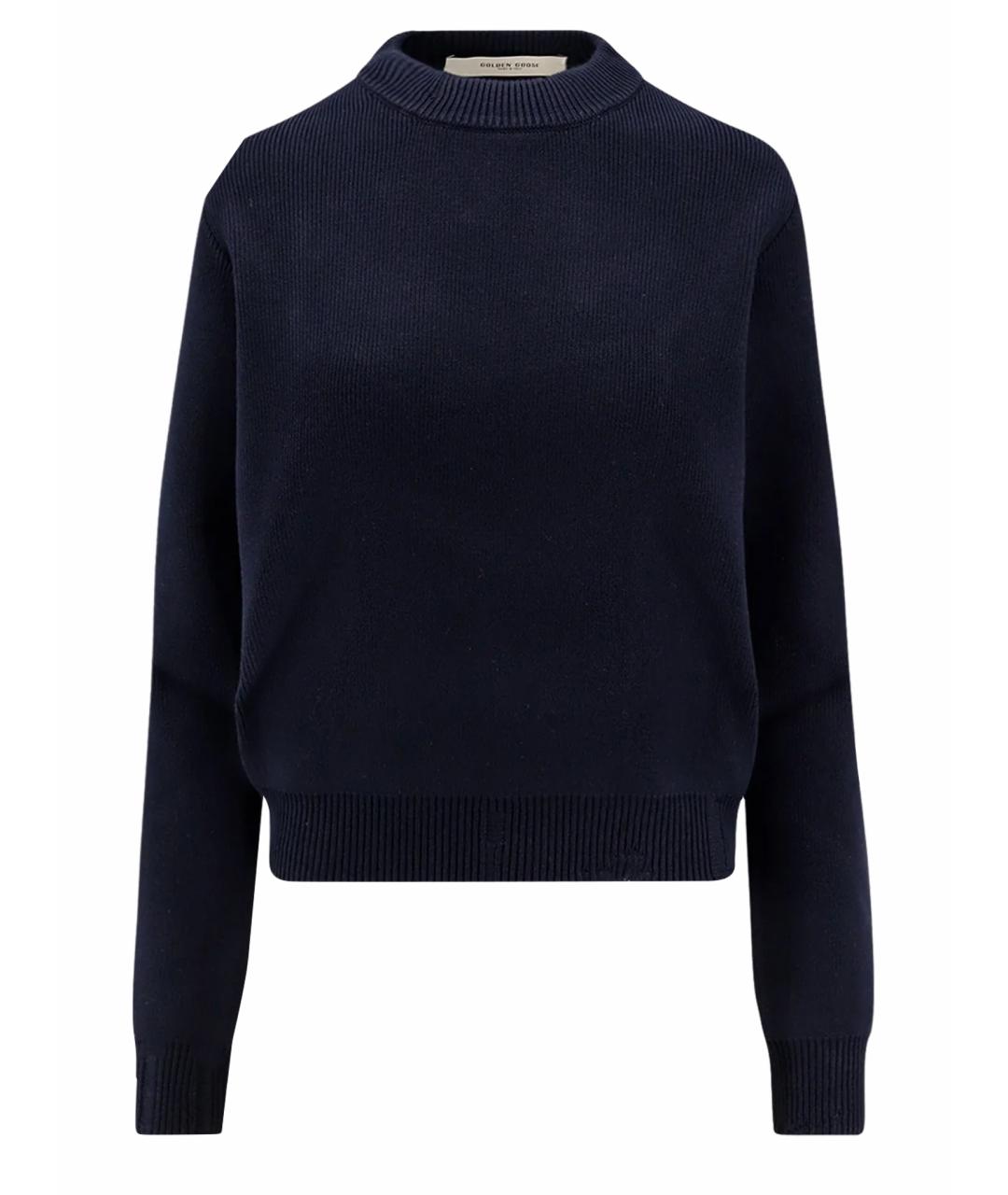 GOLDEN GOOSE DELUXE BRAND Синий хлопковый джемпер / свитер, фото 1