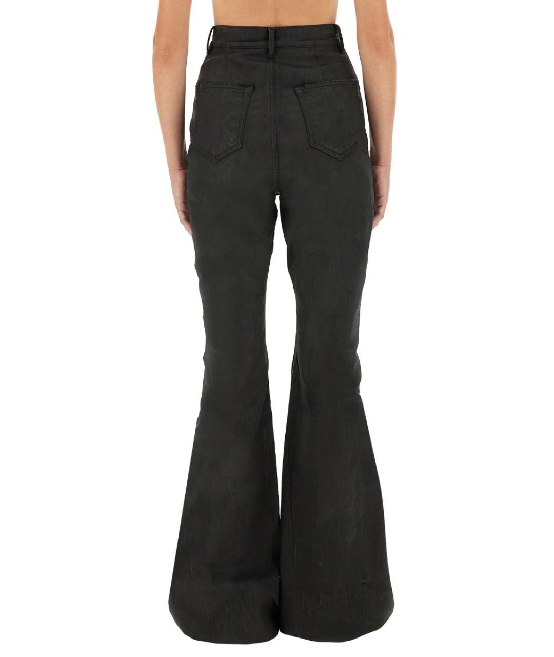 RICK OWENS DRKSHDW Черные хлопковые прямые джинсы, фото 4