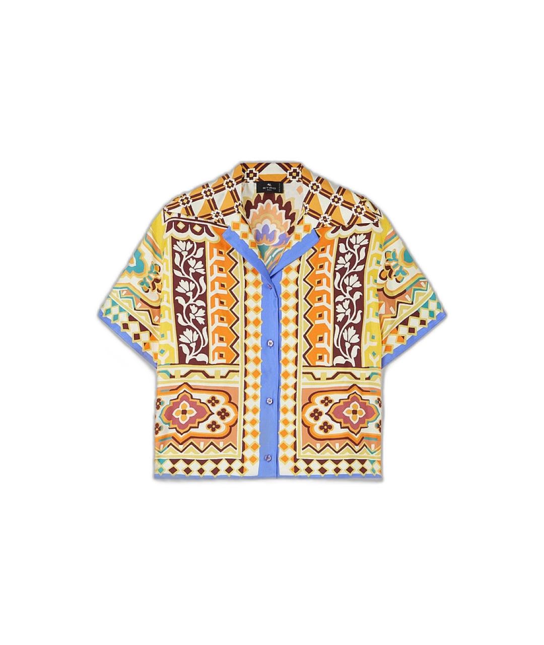 ETRO Мульти шелковая рубашка, фото 1