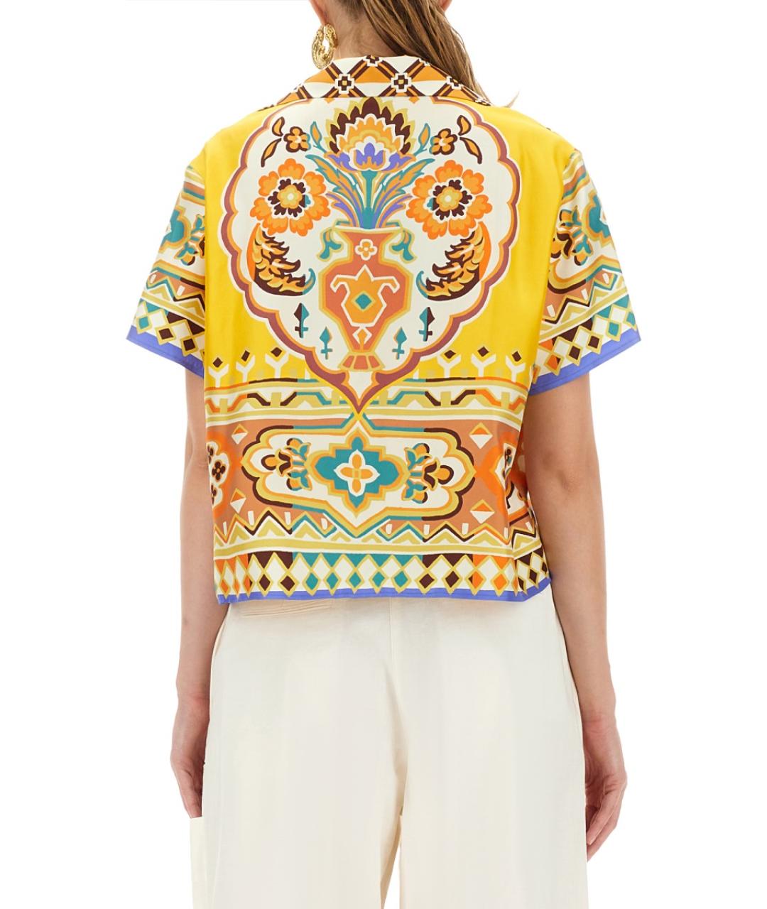 ETRO Мульти шелковая рубашка, фото 4