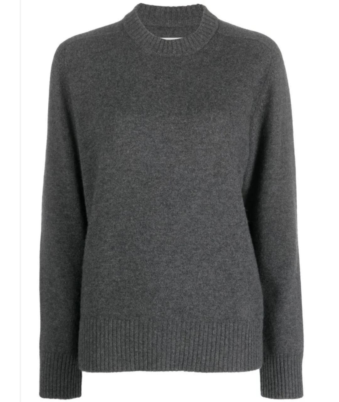 LOULOU STUDIO Антрацитовый кашемировый джемпер / свитер, фото 1