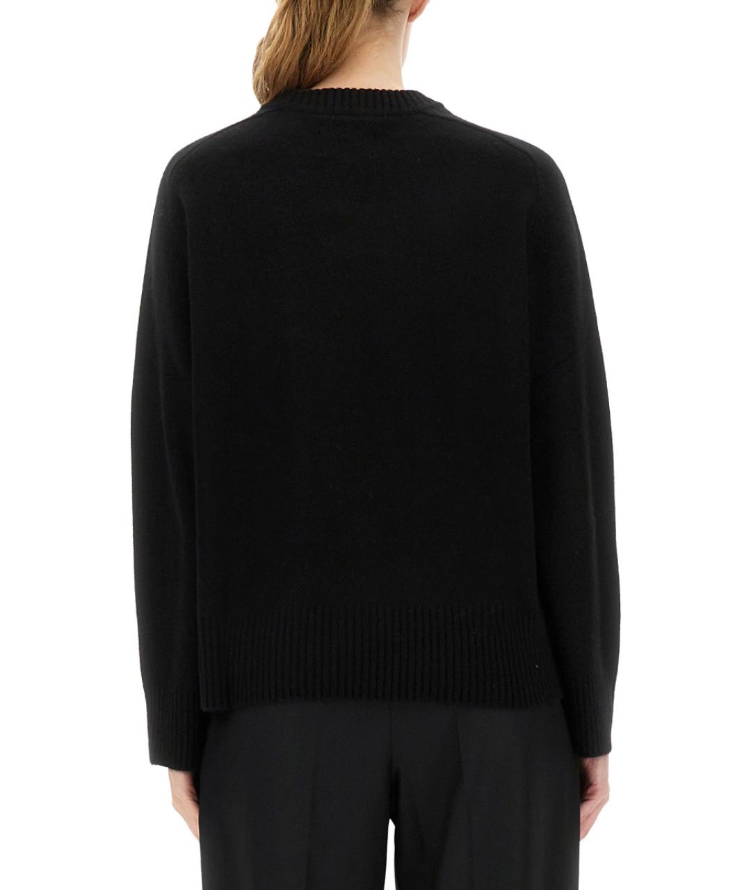 LOULOU STUDIO Черный кашемировый джемпер / свитер, фото 4
