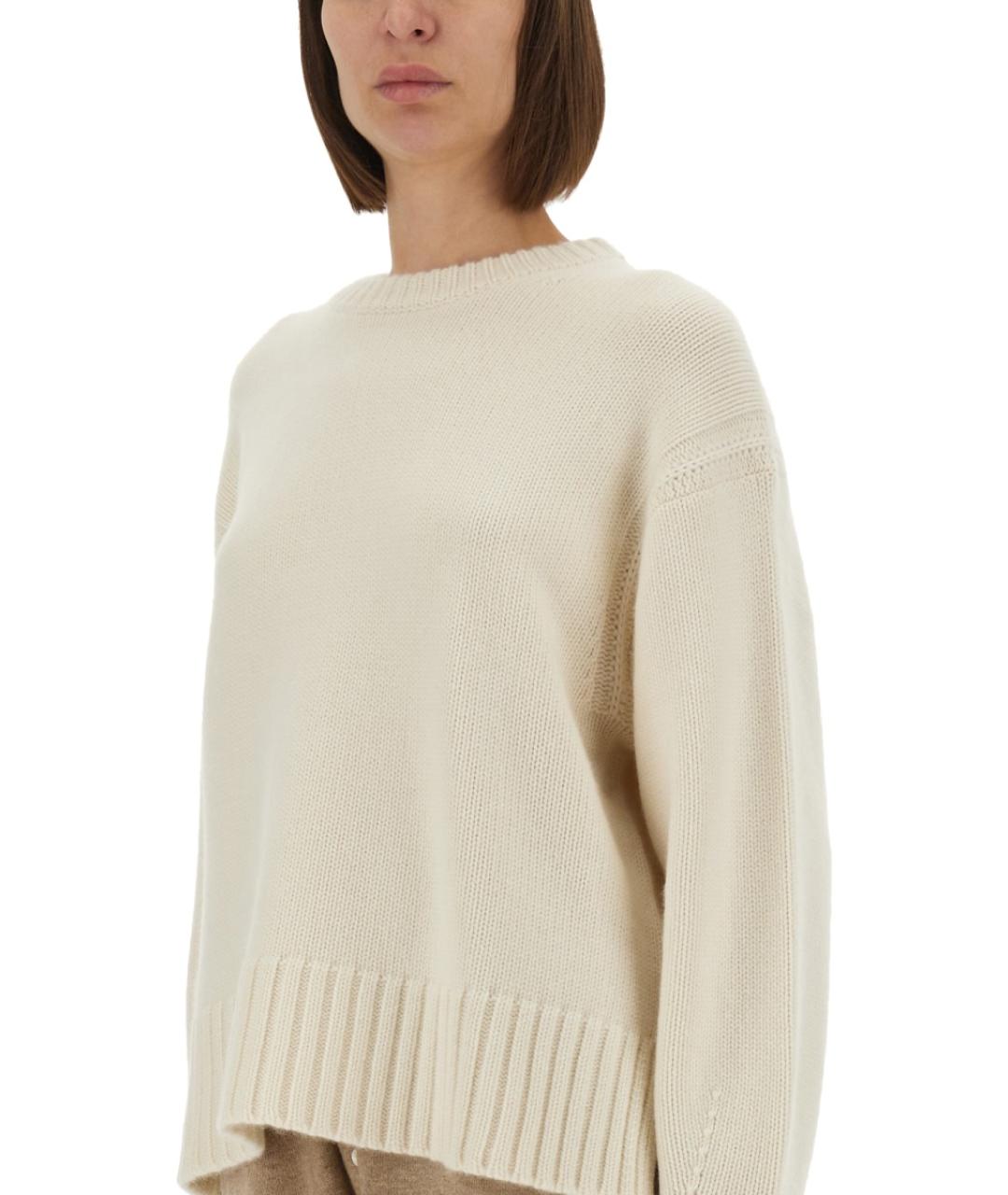 GUEST IN RESIDENCE Белый кашемировый джемпер / свитер, фото 5
