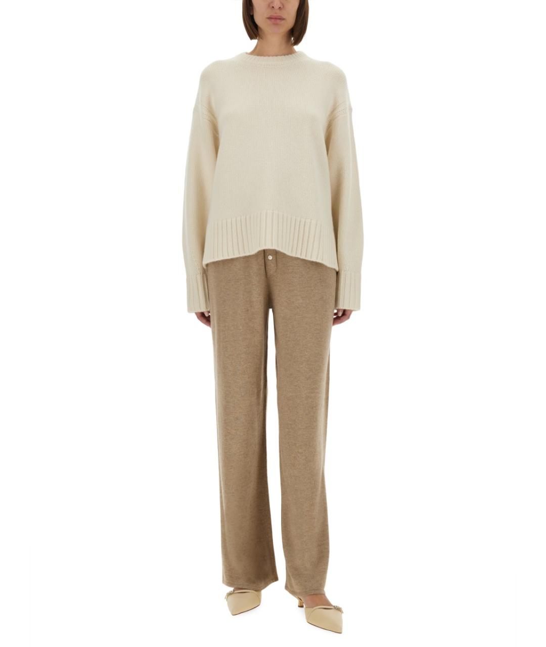 GUEST IN RESIDENCE Белый кашемировый джемпер / свитер, фото 3