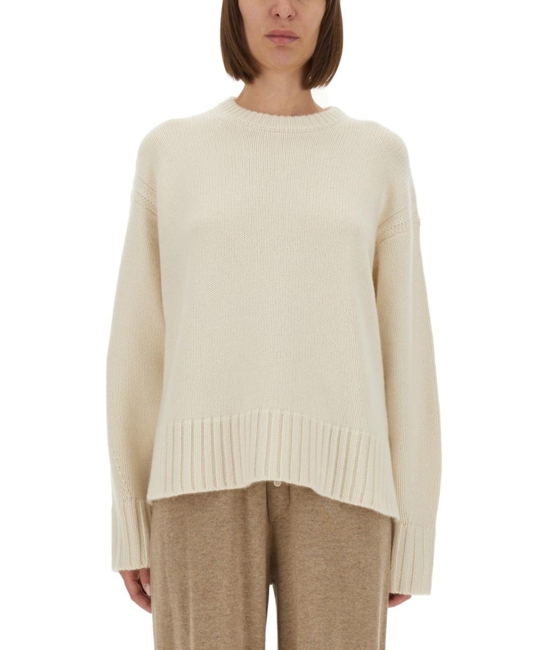 GUEST IN RESIDENCE Белый кашемировый джемпер / свитер, фото 2