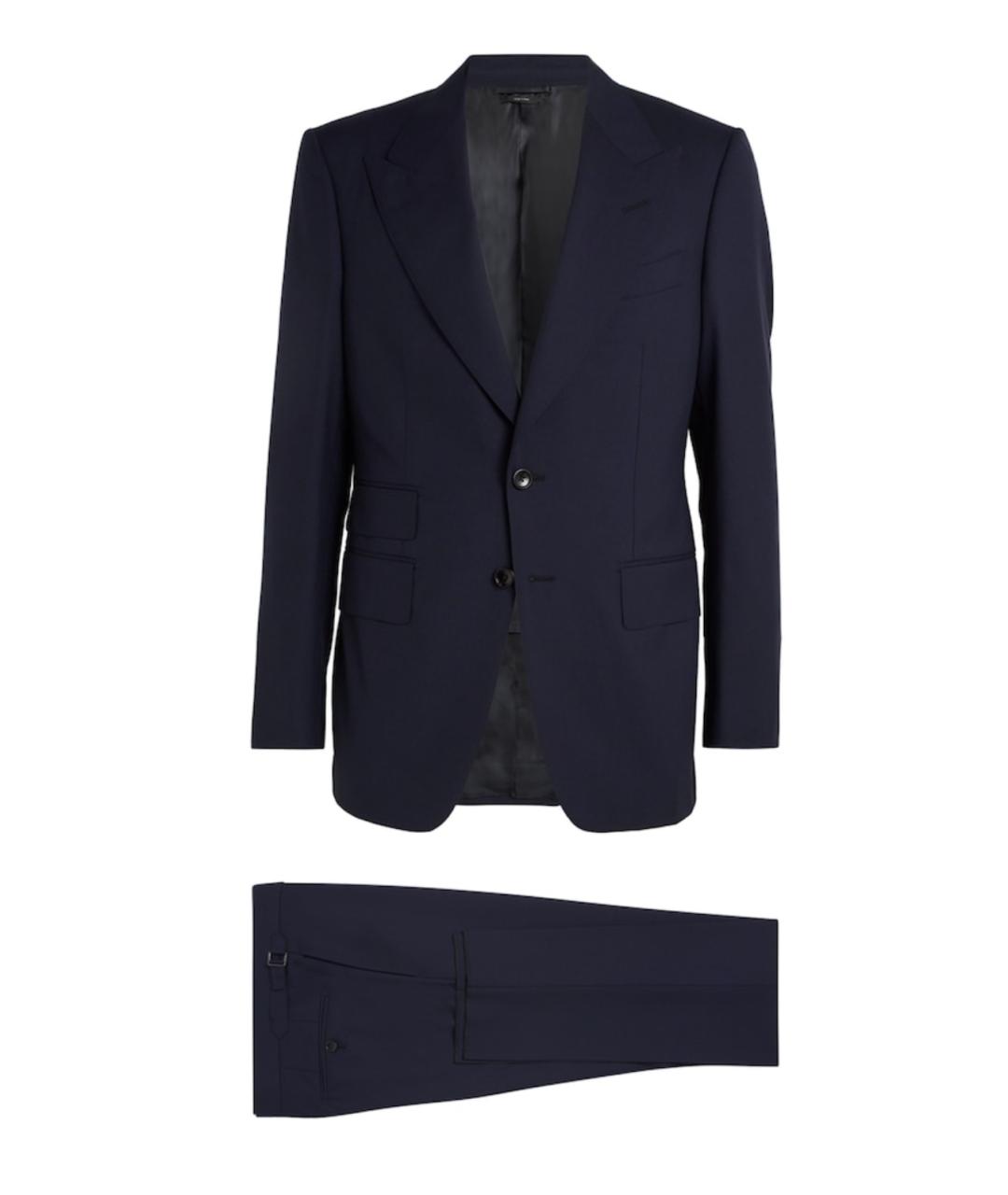 TOM FORD Синий классический костюм, фото 1
