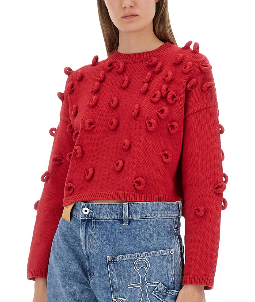 J.W.ANDERSON Красный хлопковый джемпер / свитер, фото 5