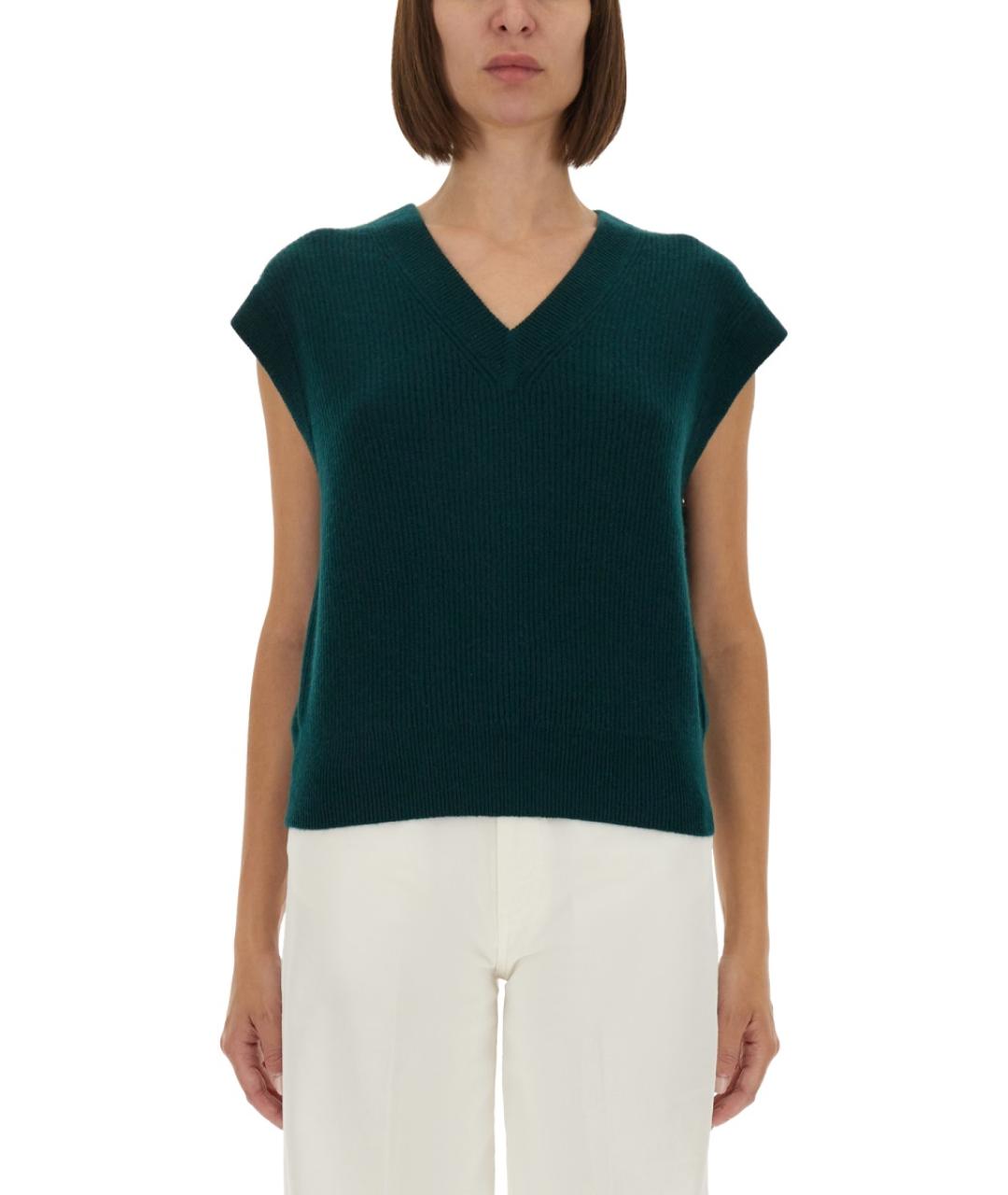 GUEST IN RESIDENCE Зеленый кашемировый жилет, фото 2