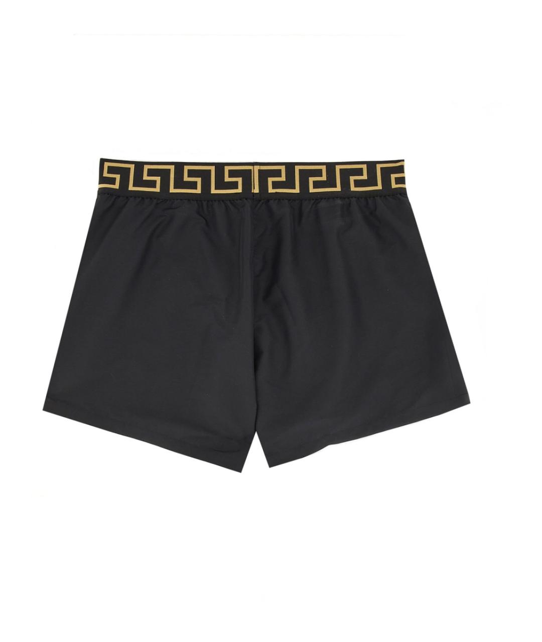 VERSACE Черные полиэстеровые плавки, фото 2