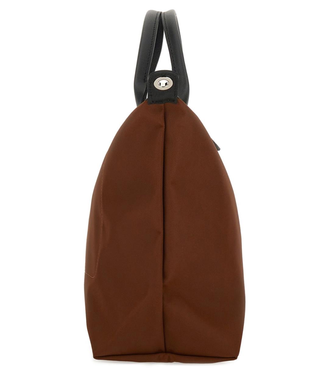 LONGCHAMP Коричневая синтетическая сумка тоут, фото 5