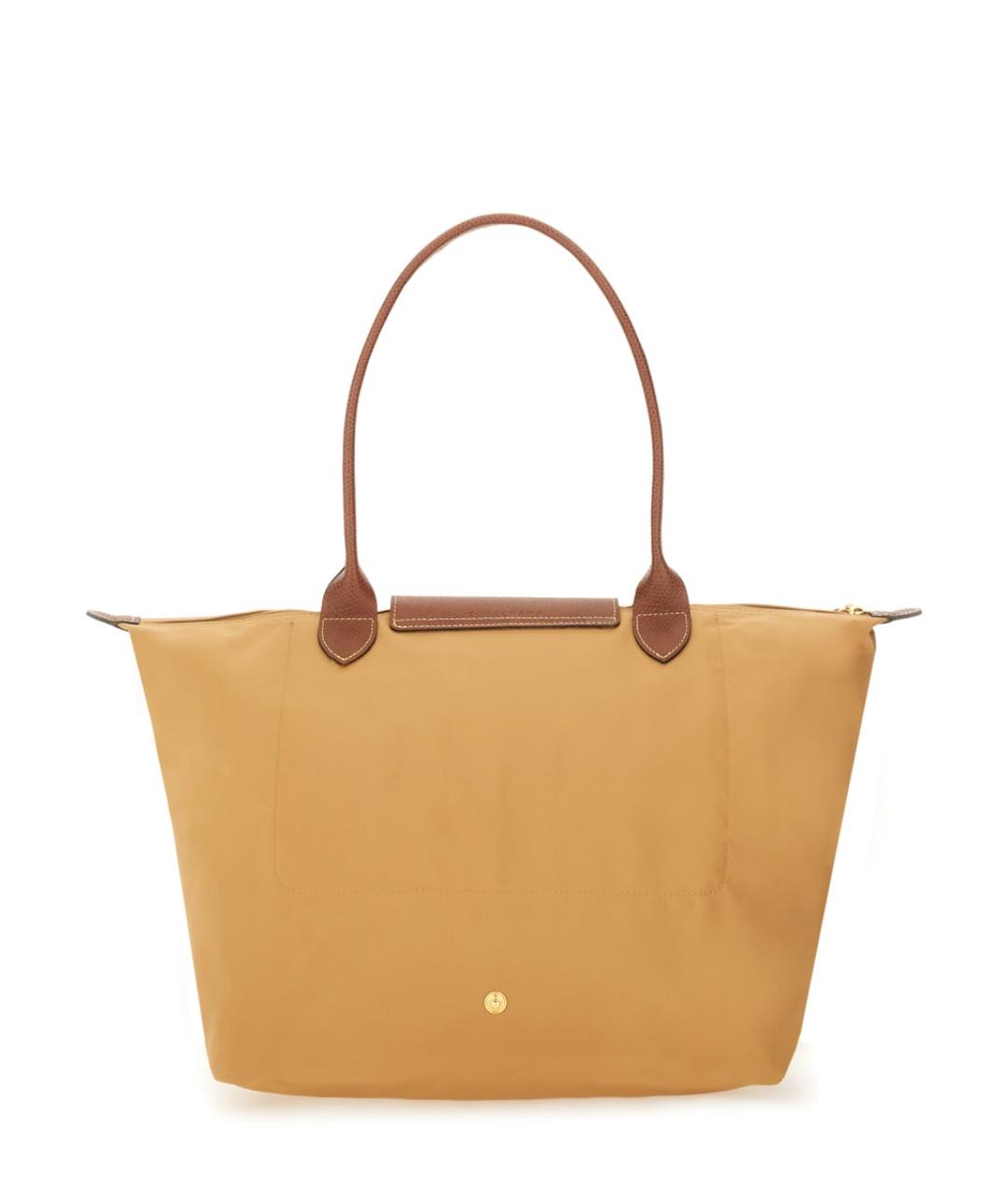 LONGCHAMP Бежевая сумка тоут, фото 2