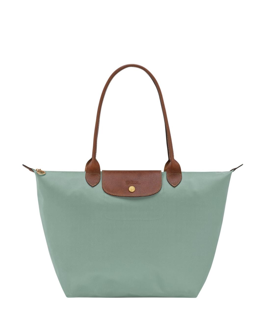 LONGCHAMP Бирюзовая сумка тоут, фото 1