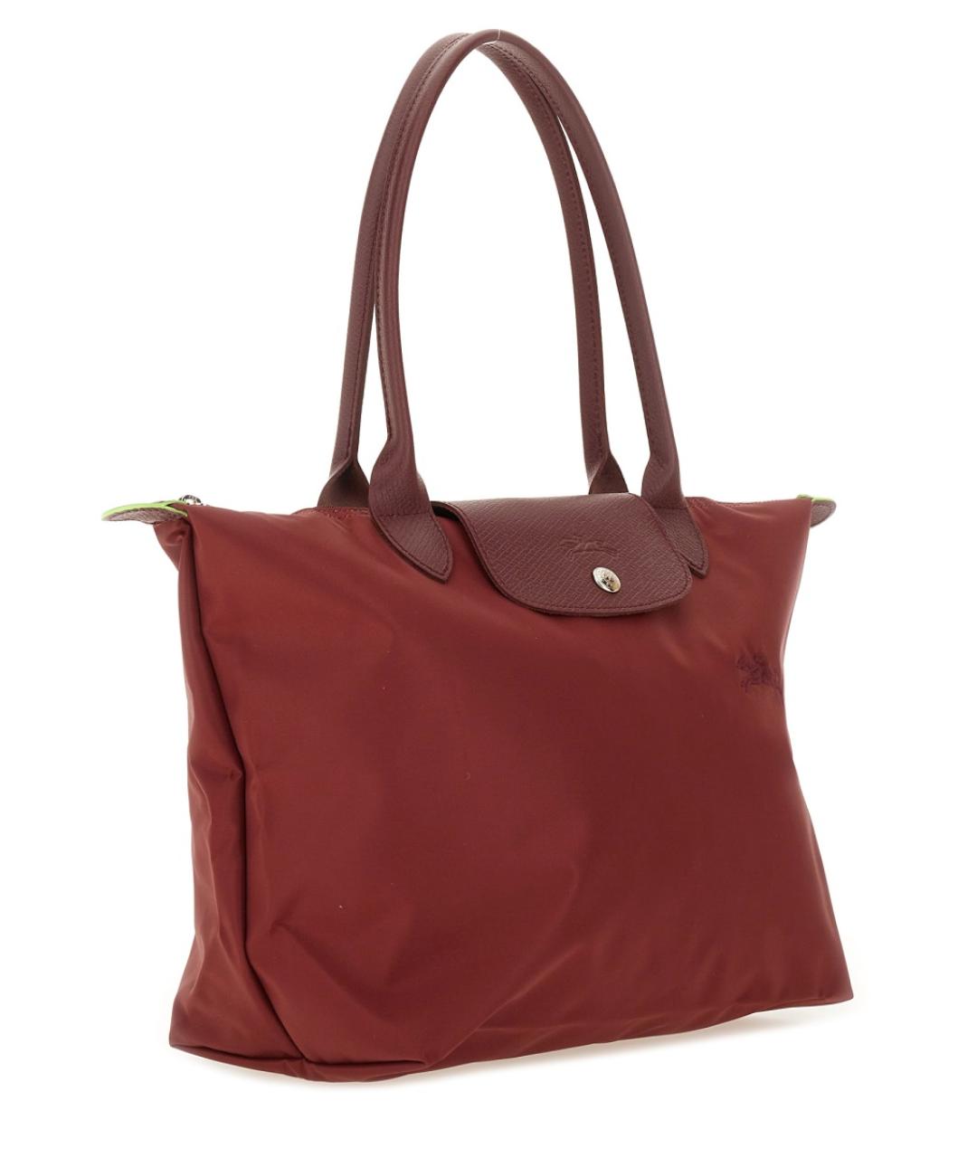 LONGCHAMP Бордовая сумка тоут, фото 3