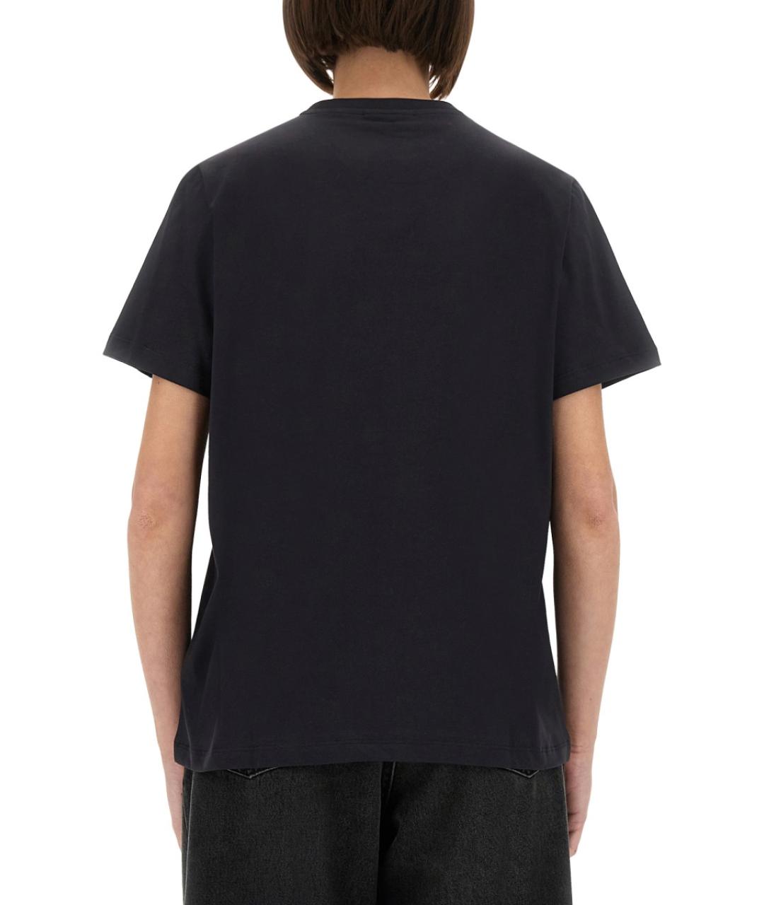 GANNI Серая хлопковая футболка, фото 4