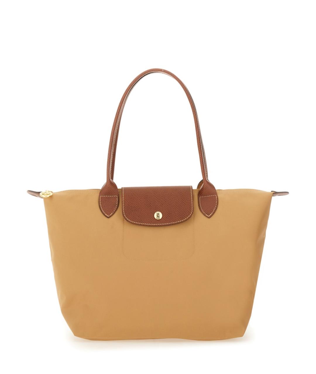 LONGCHAMP Бежевая сумка тоут, фото 1