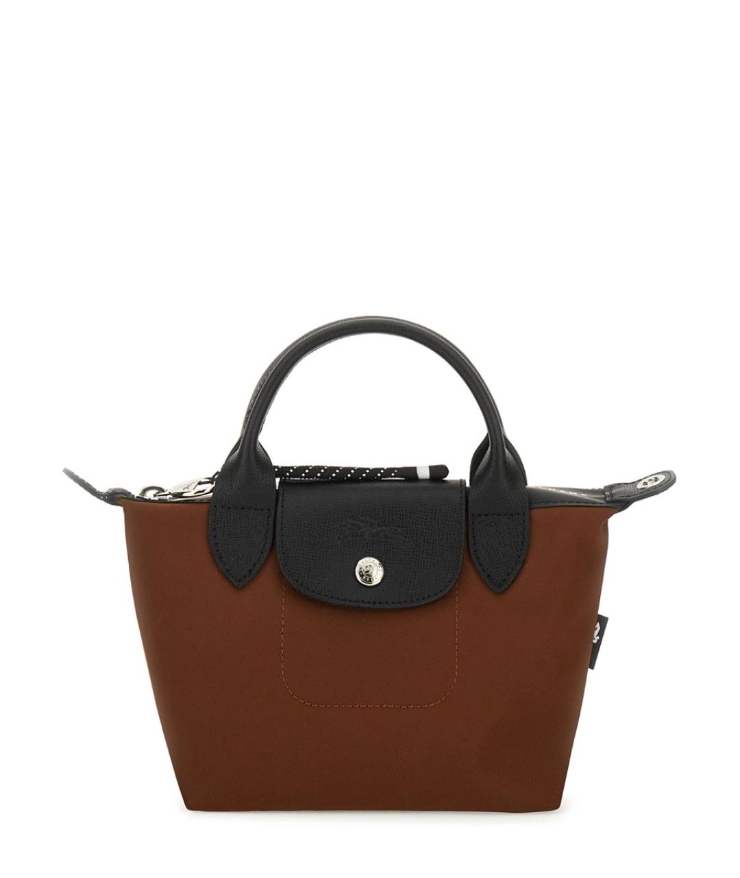 LONGCHAMP Коричневая синтетическая сумка тоут, фото 1
