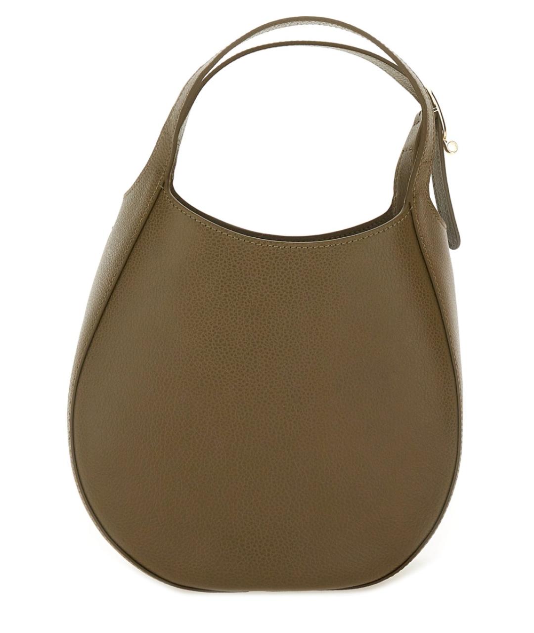 LONGCHAMP Хаки кожаная сумка тоут, фото 2