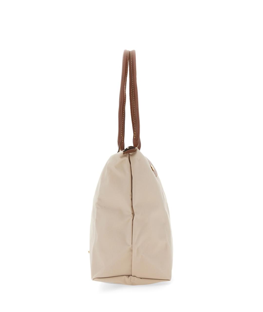 LONGCHAMP Бежевая сумка тоут, фото 3