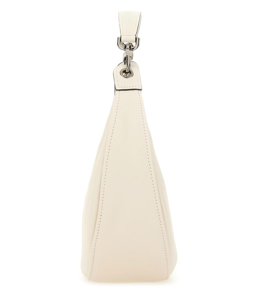 LONGCHAMP Бежевая кожаная сумка через плечо, фото 3