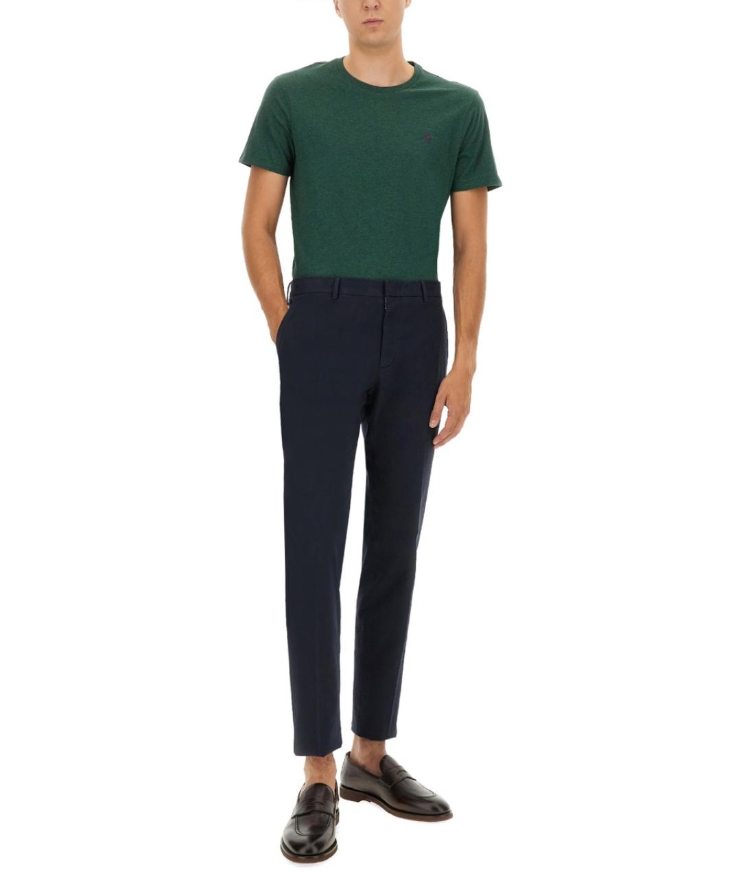 POLO RALPH LAUREN Зеленая хлопковая футболка, фото 2