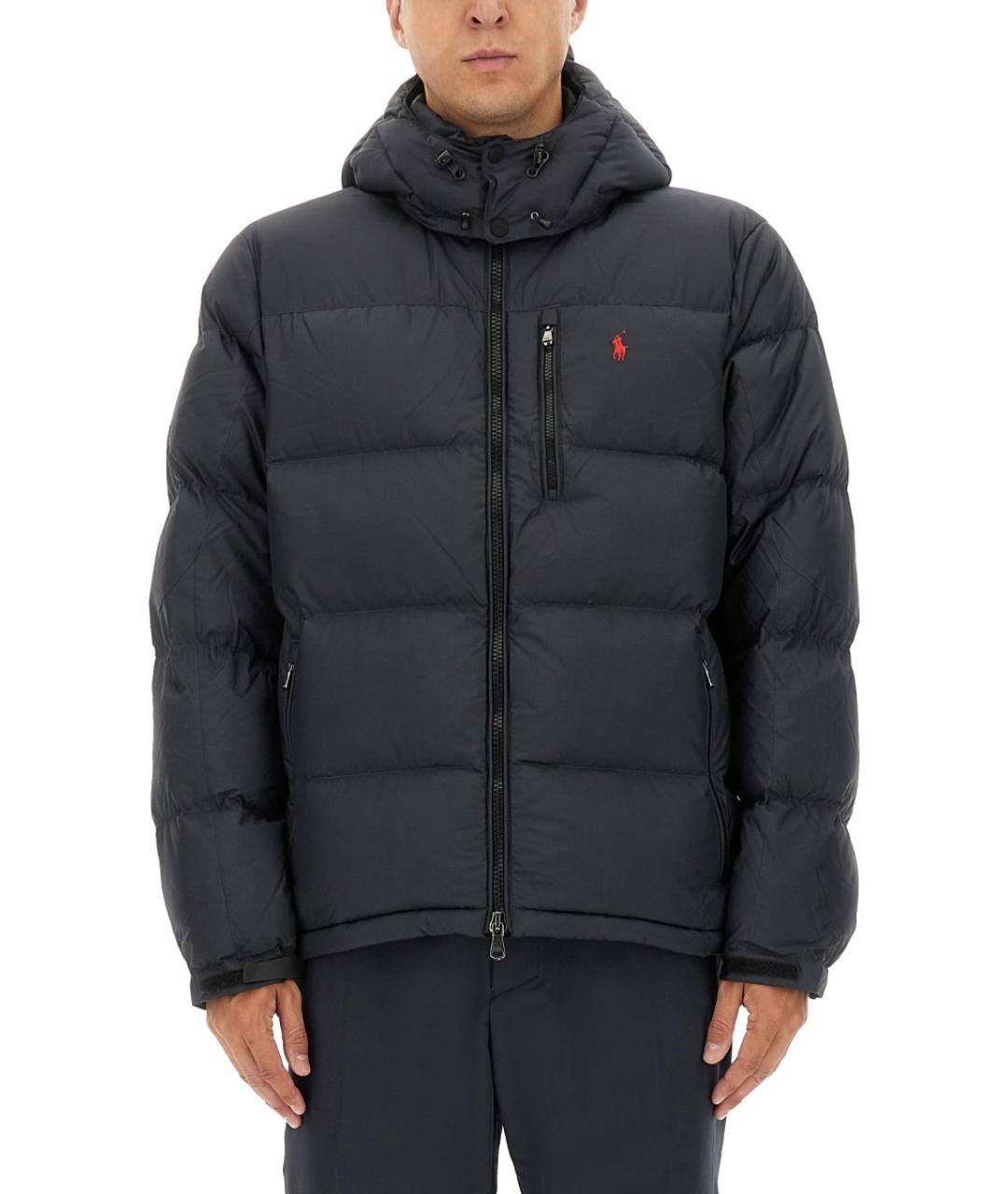 POLO RALPH LAUREN Черная полиэстеровая куртка, фото 5