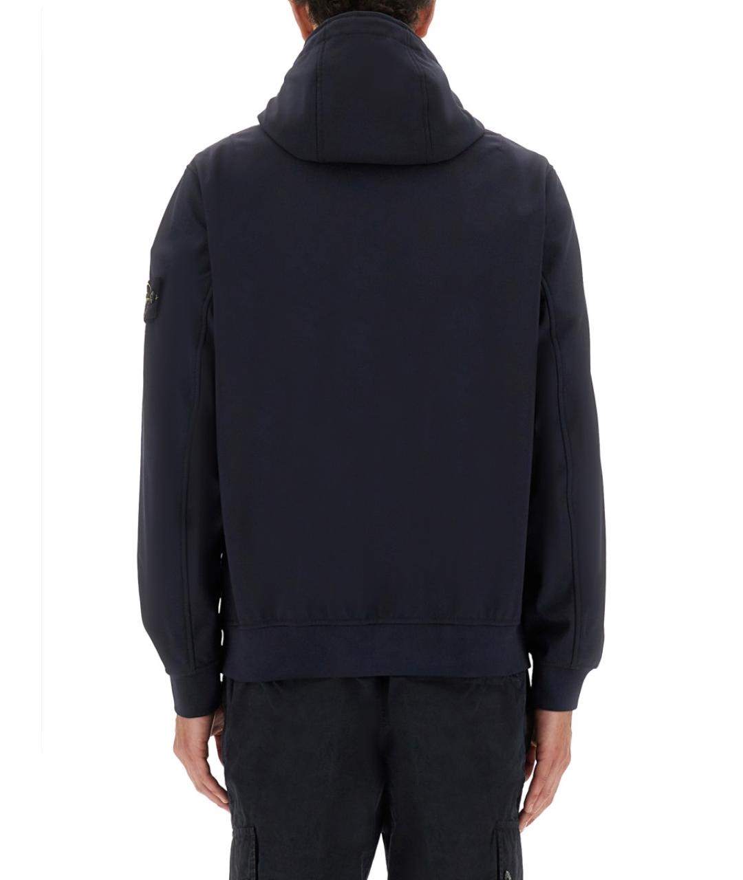 STONE ISLAND Синяя полиэстеровая куртка, фото 4