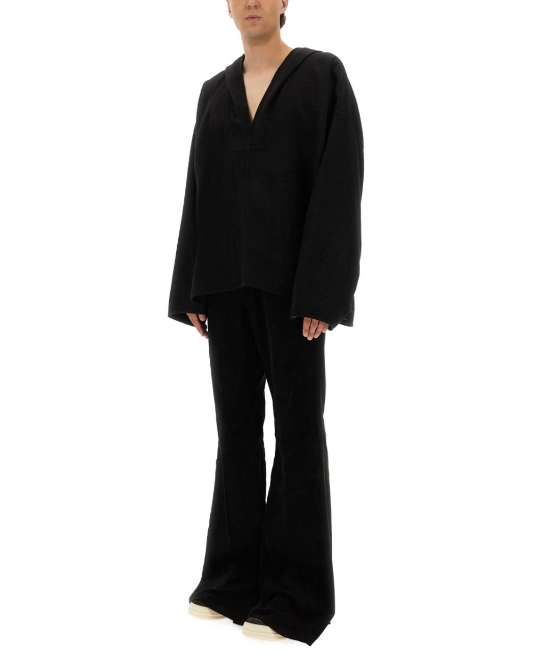RICK OWENS Черная кашемировая куртка, фото 2