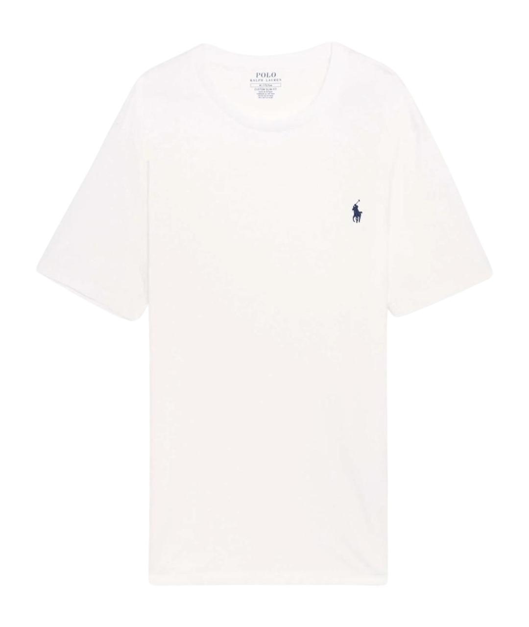 POLO RALPH LAUREN Белая хлопковая футболка, фото 1