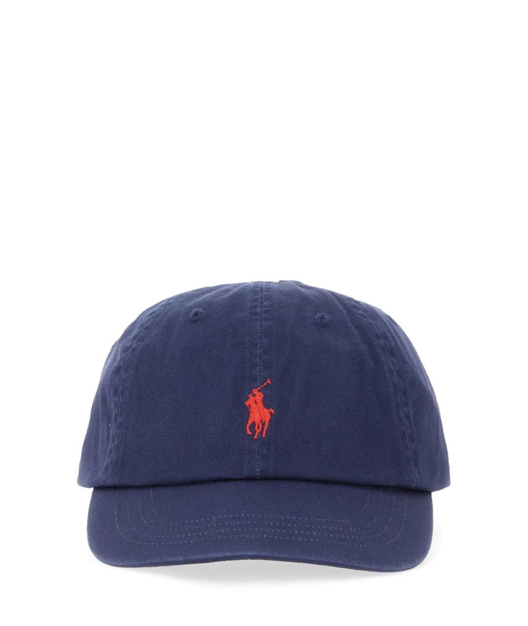 POLO RALPH LAUREN Синяя хлопковая кепка/бейсболка, фото 1