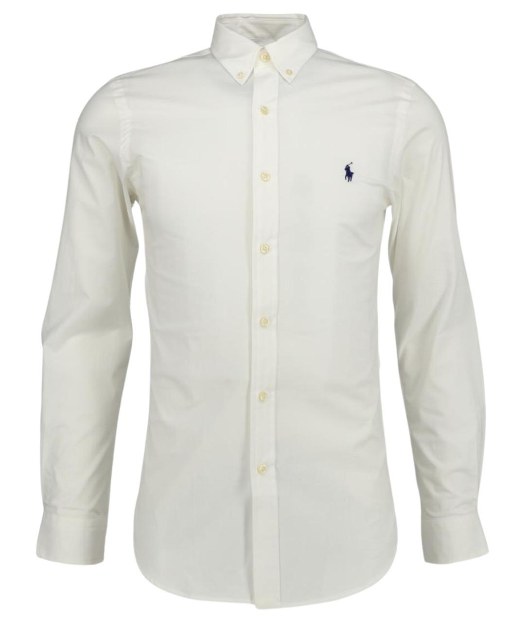 POLO RALPH LAUREN Белая хлопковая кэжуал рубашка, фото 1
