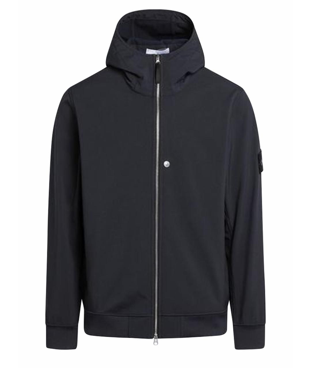 STONE ISLAND Черная полиэстеровая куртка, фото 1