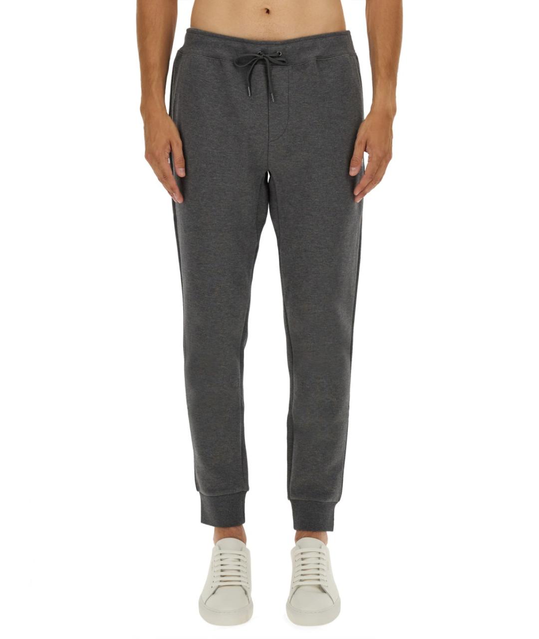 POLO RALPH LAUREN Серые хлопковые повседневные брюки, фото 5