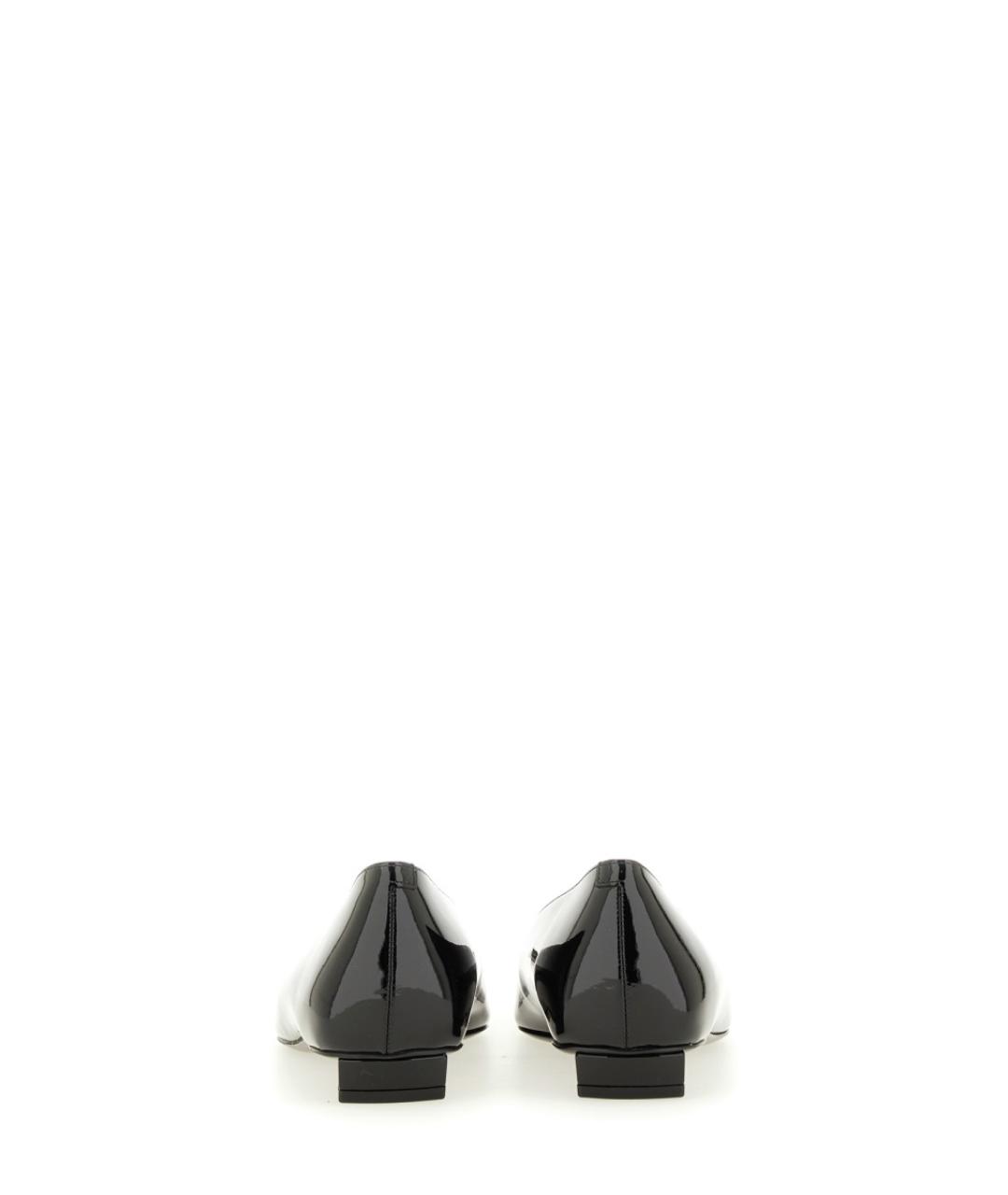ROGER VIVIER Черные кожаные балетки, фото 3