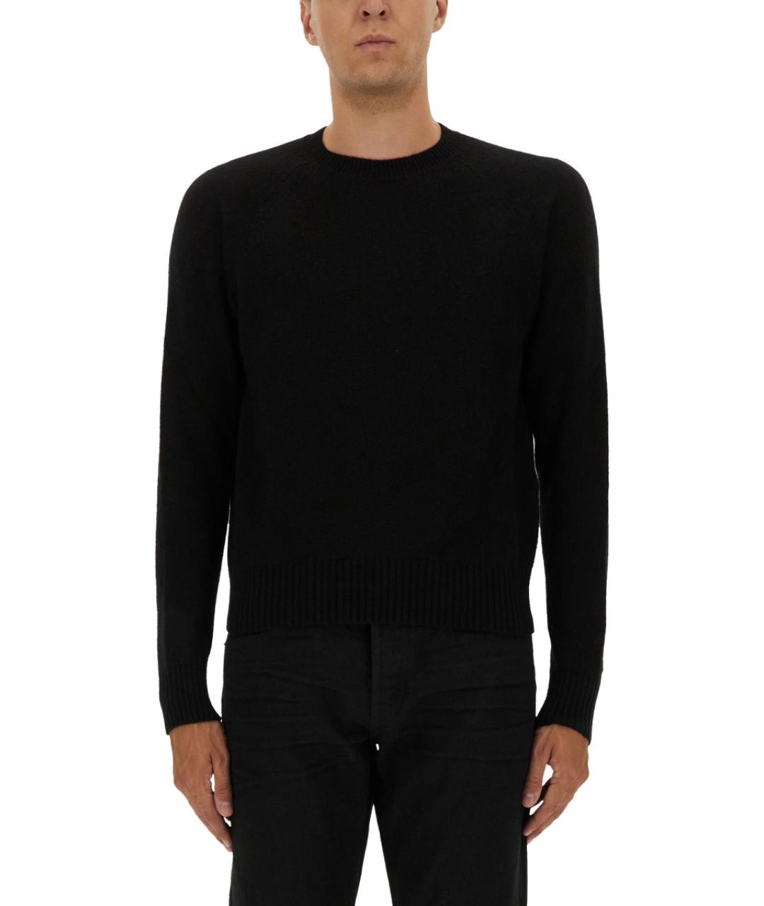 TOM FORD Черный кашемировый джемпер / свитер, фото 2