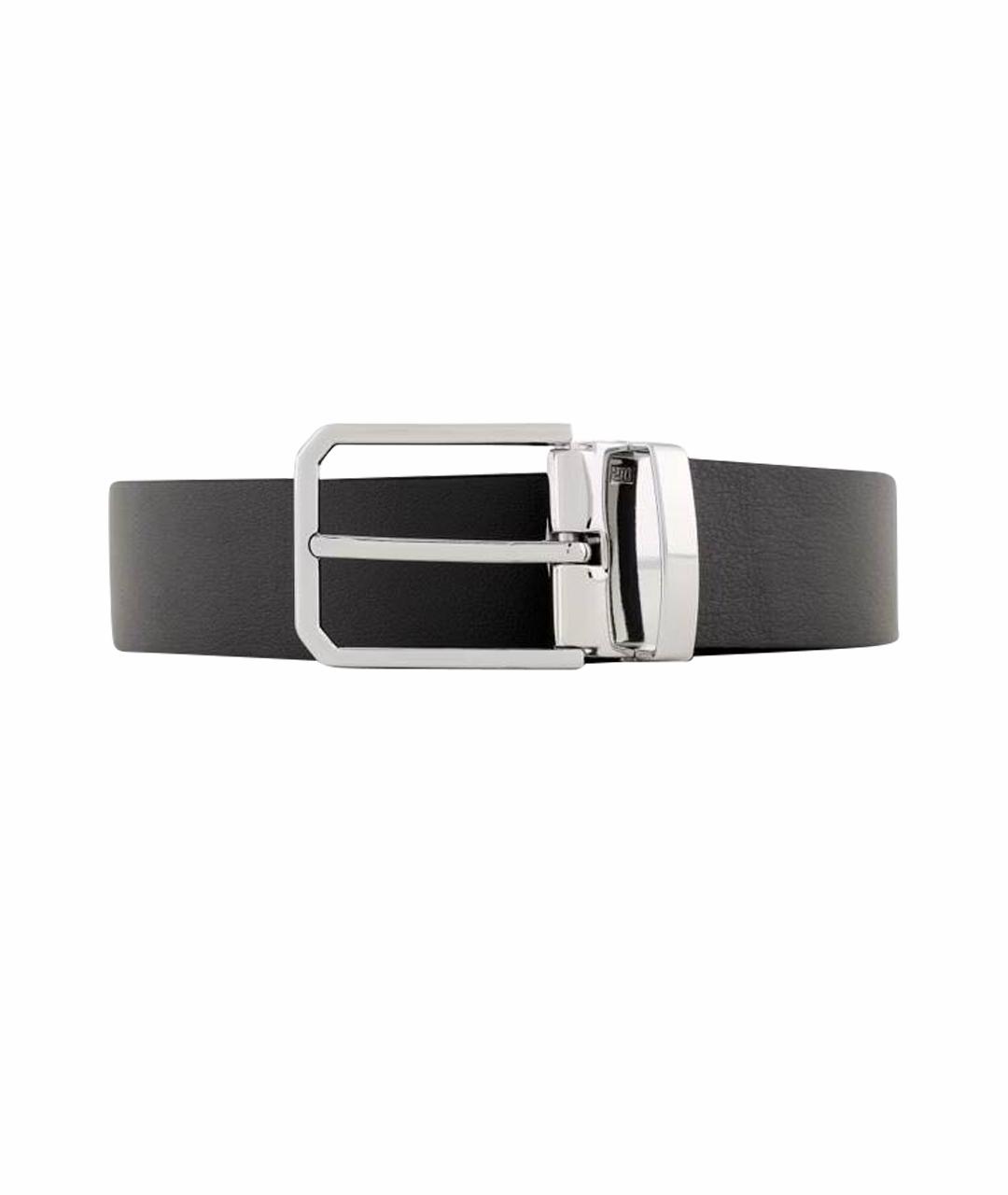 ARMANI EXCHANGE Черный кожаный ремень, фото 1